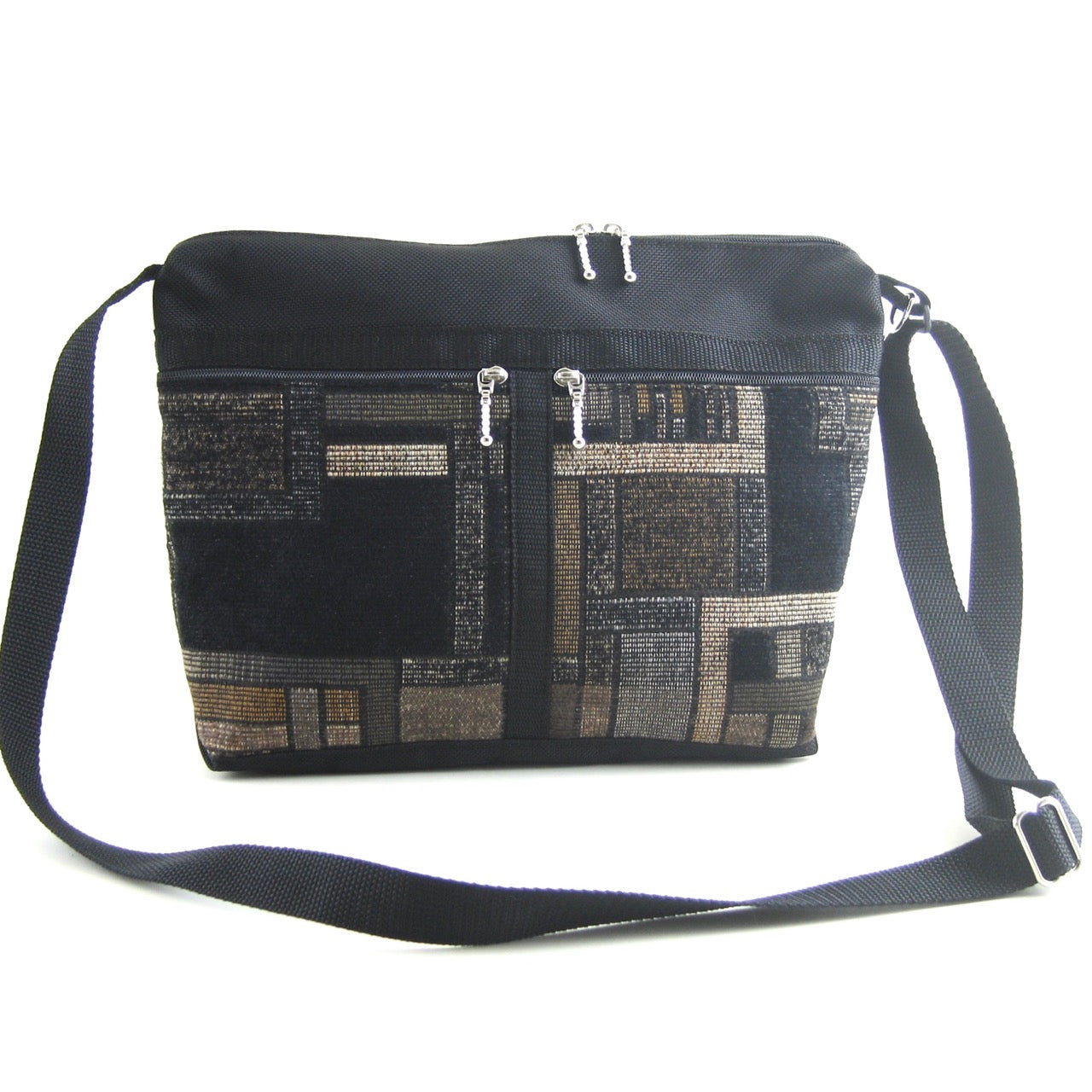 222L Vintage medium Cross-bodyOrganizer Purse in Fabric and Nylon