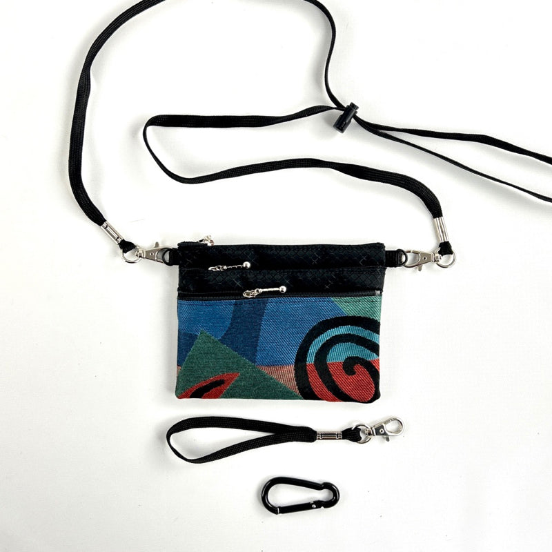 39RS Three Zip Mini Connectable with detachable crossbody strap