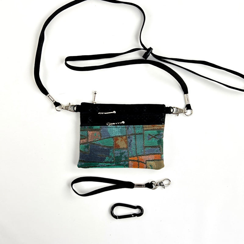 39RS Three Zip Mini Connectable with detachable crossbody strap