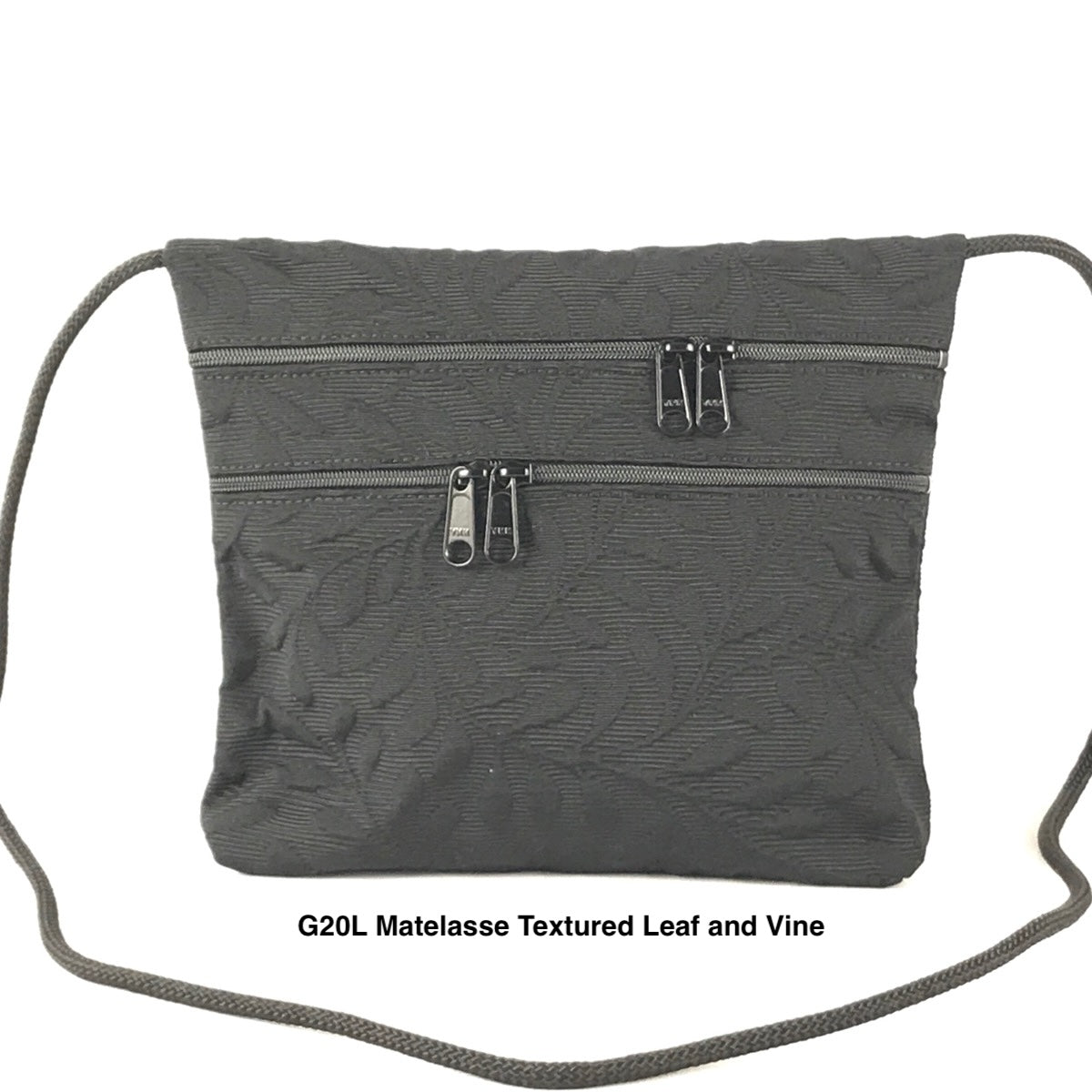 Carly 3 Zipper Fabric Cross-Body Bag T93
