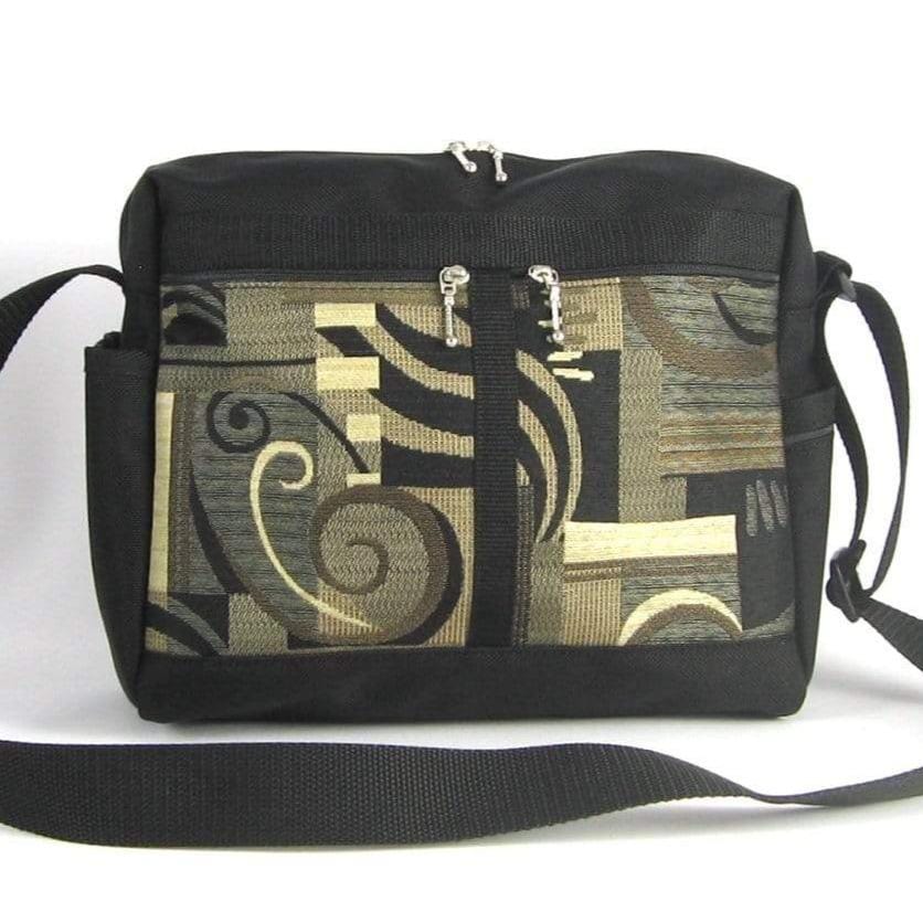 107 Large Messenger Bag, Cross-Body fabric and nylon
