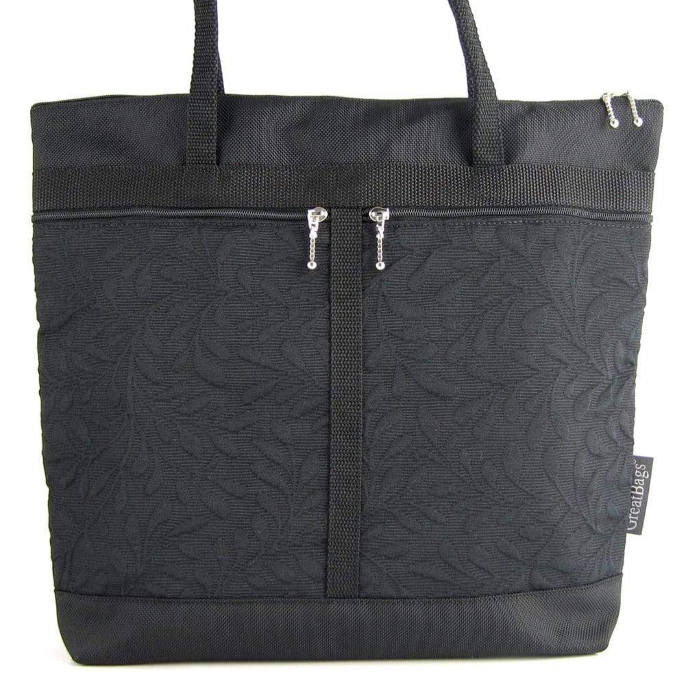L: Large Tote in Black Nylon