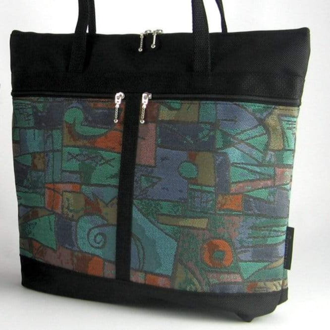 L: Large Tote in Black Nylon