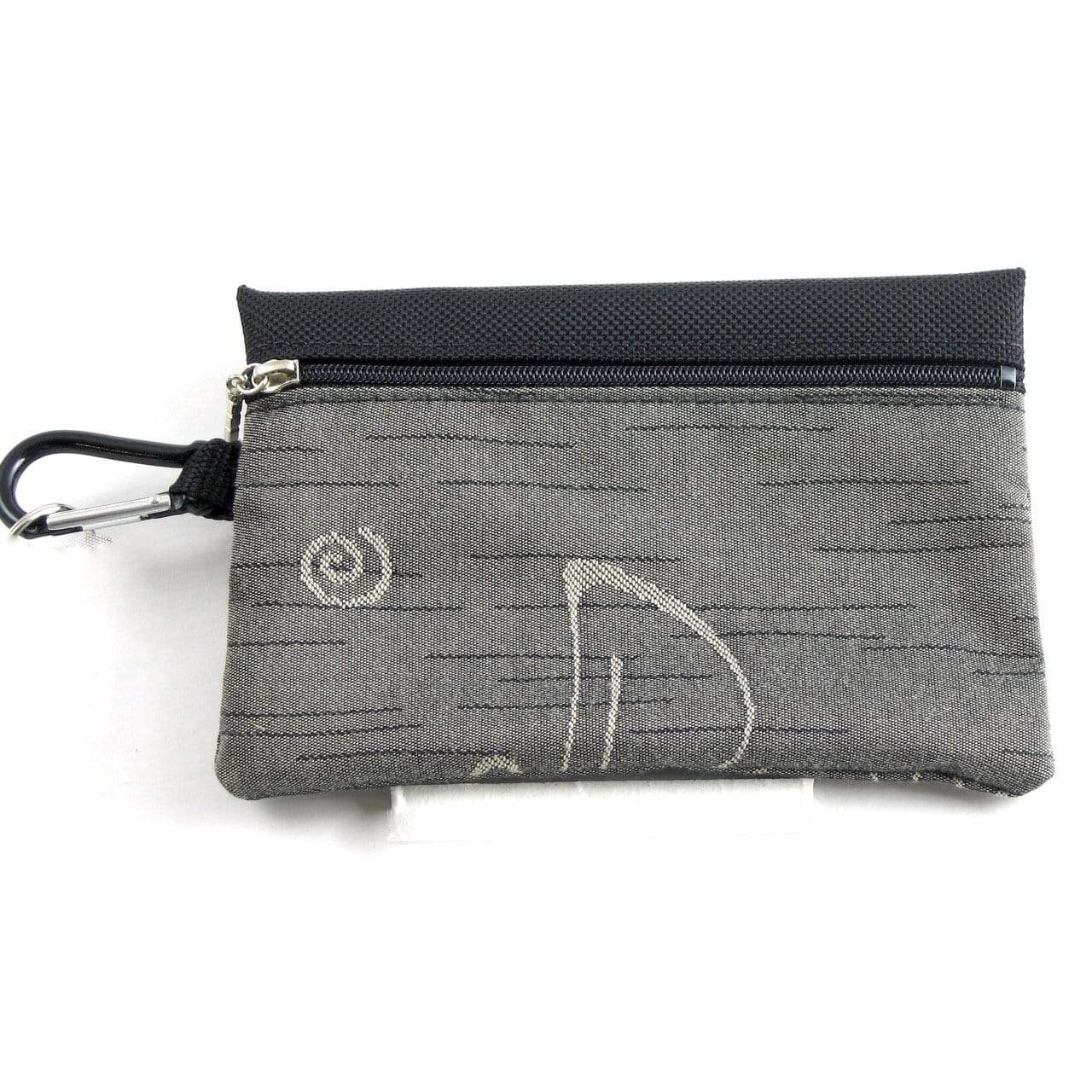 Two zipper medium organizer pouch with clear window - T36ID