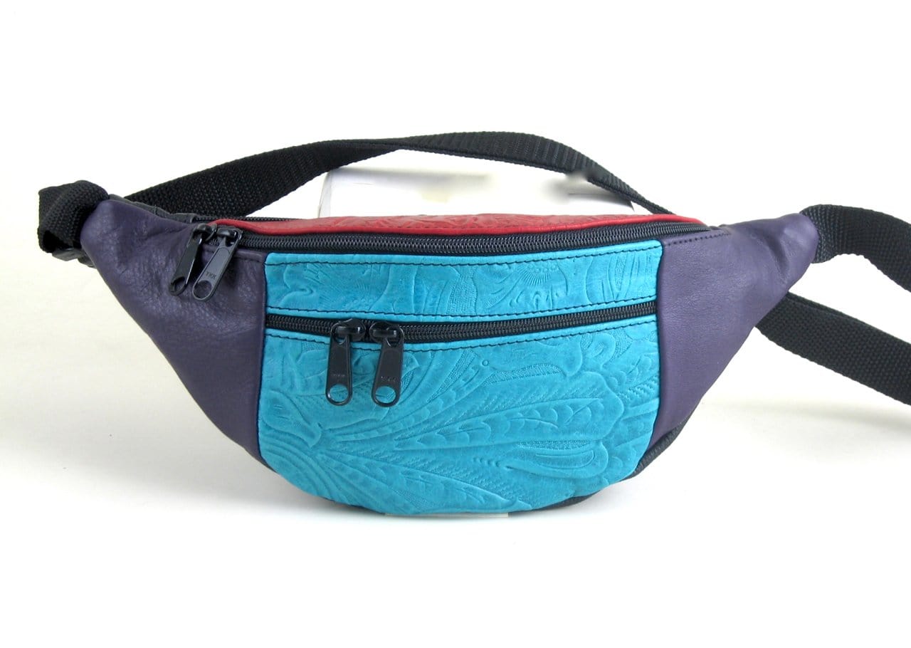 Small Leather Fanny Pack FPJ - with accent leathers