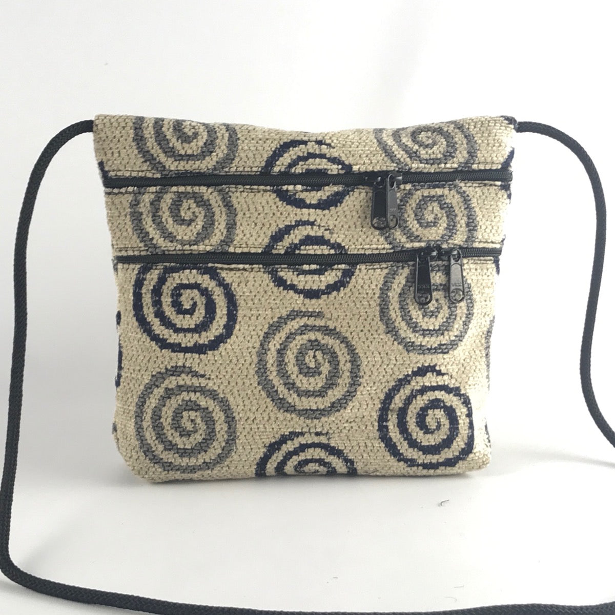 Carly 3 Zipper Fabric Cross-Body Bag T93